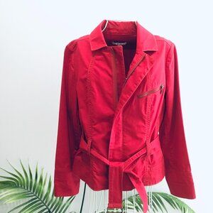 CAbi Nautical First Mate Belted, Zippered Jacket - Medium